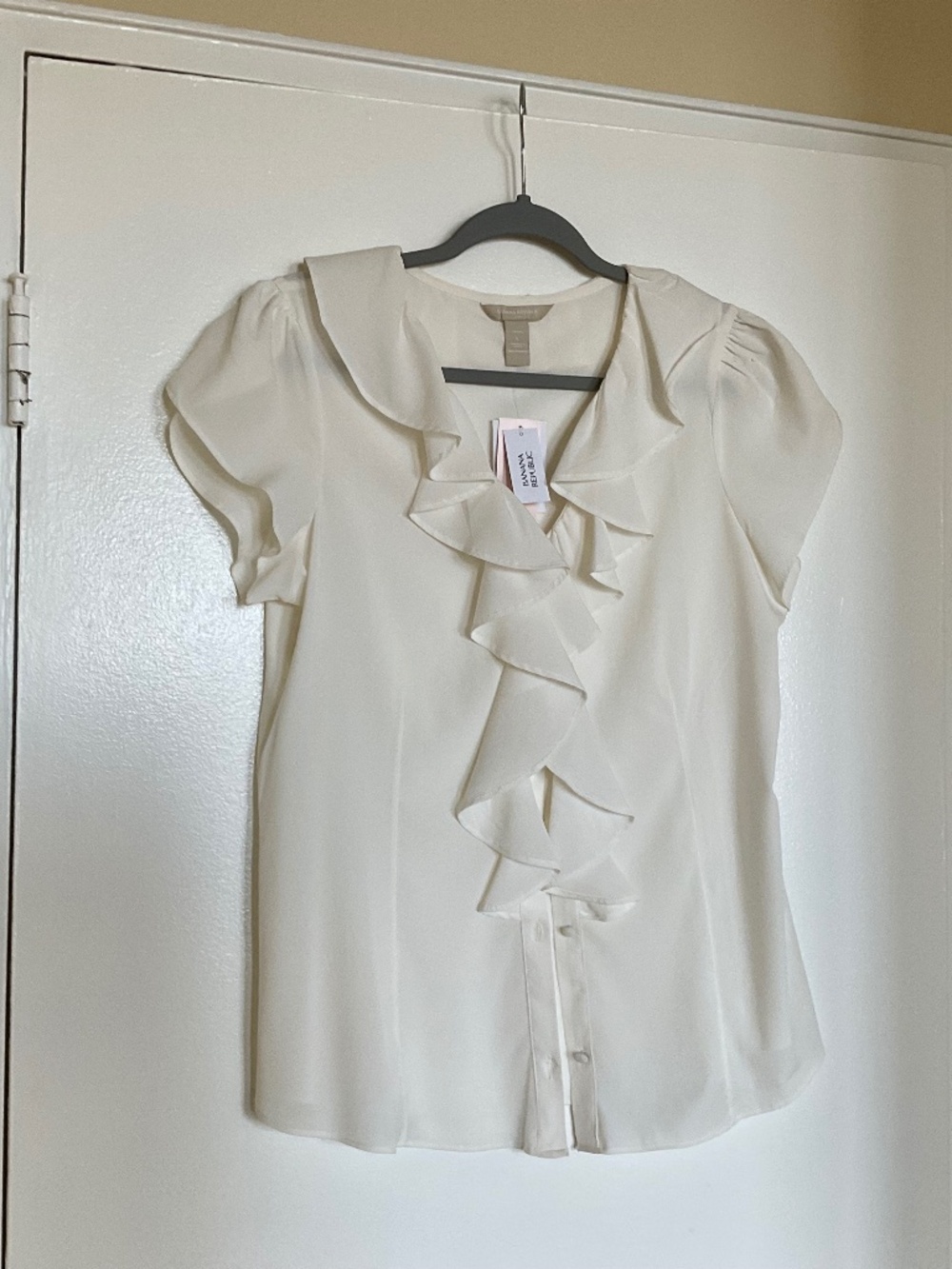 Banana Republic Ruffle Front Blouse